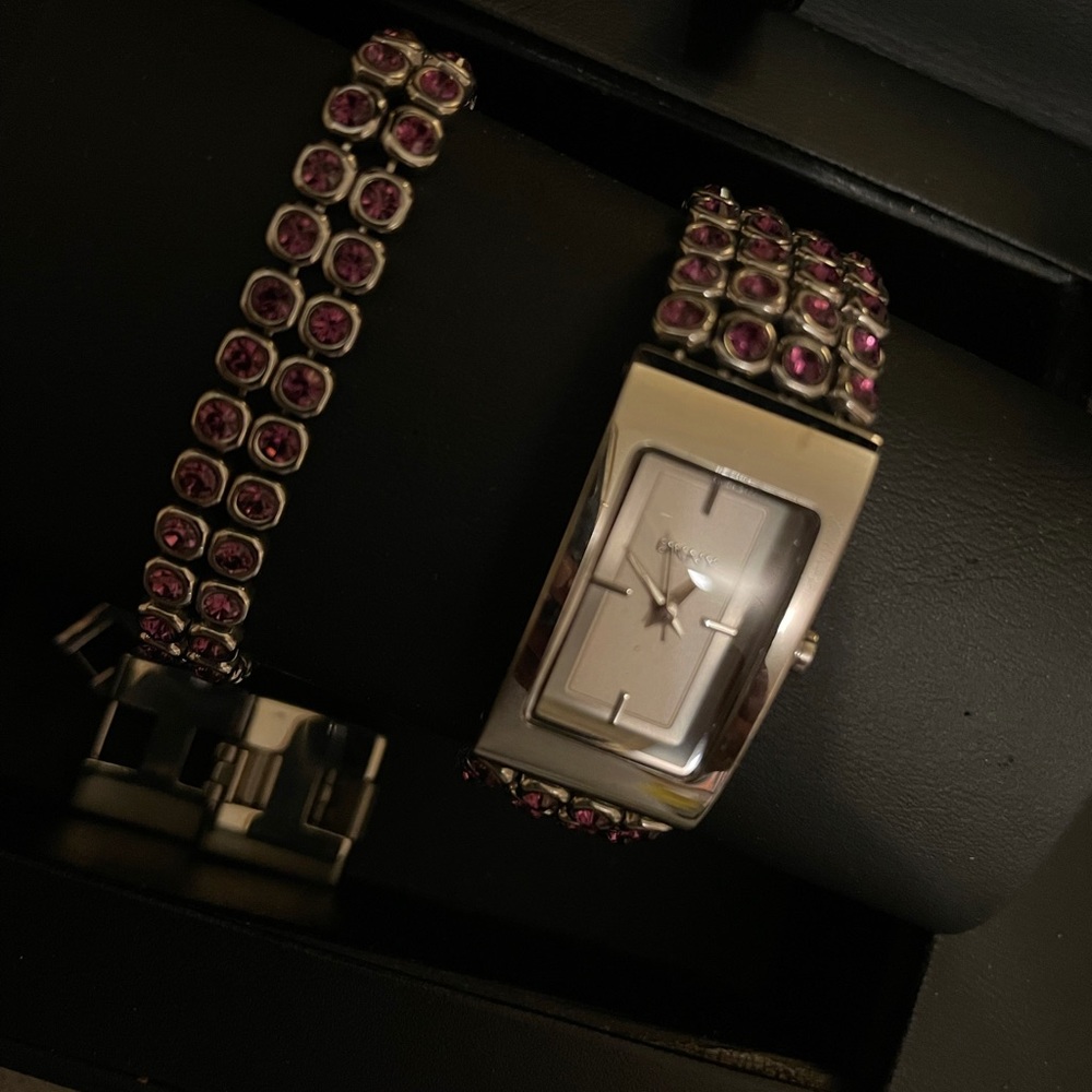 DKNY watch and bracelet set